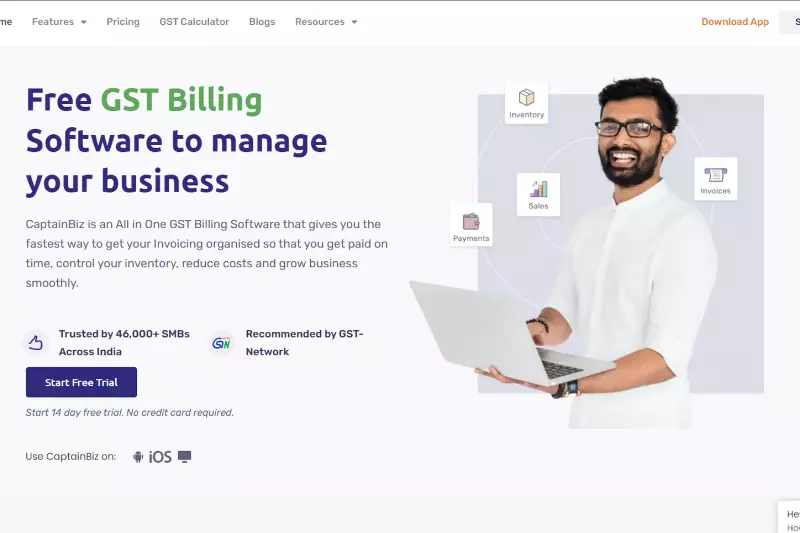 Home Page of CaptianBiz